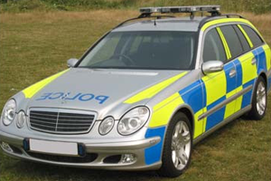 police car Vehicle Reflective Markings - Bluelite Graphics Ltd